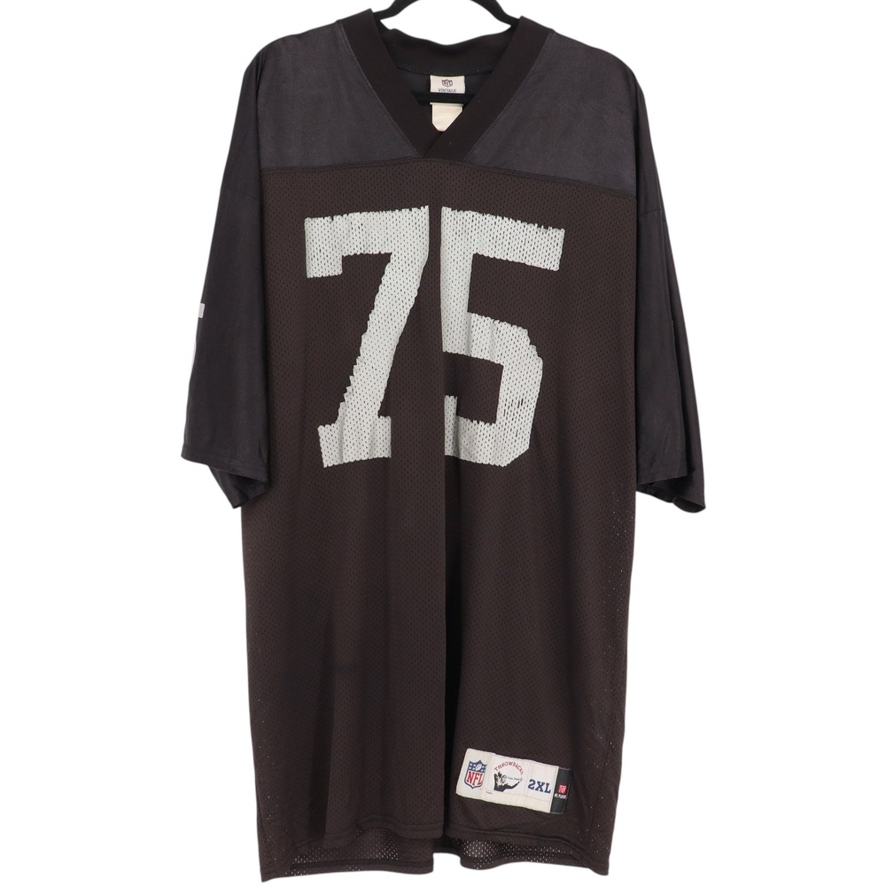 Reebok NFL Vintage Throwbacks Oakland Raiders Howie Long #75 Football Jersey 2XL